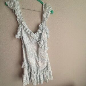 Bensley Fitted Lace Mini Dress
